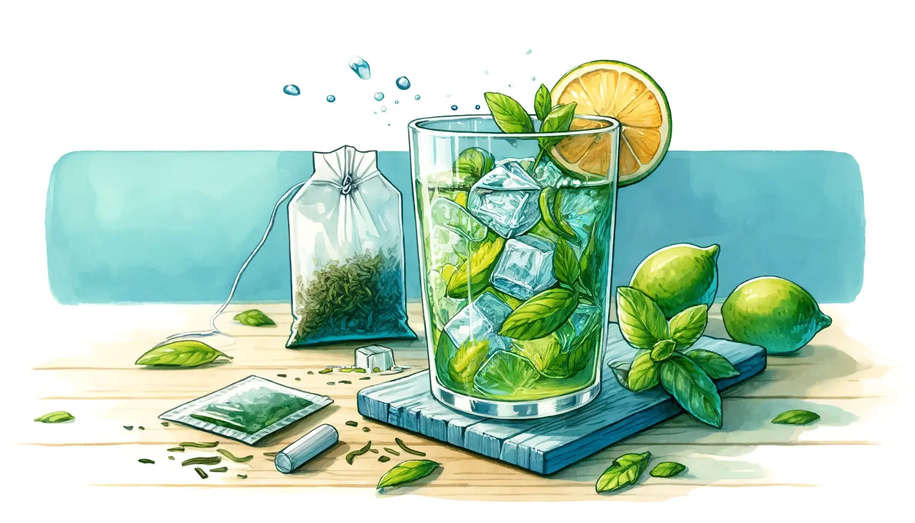 How To Make Iced Green Tea From Loose Leaves Or Bags