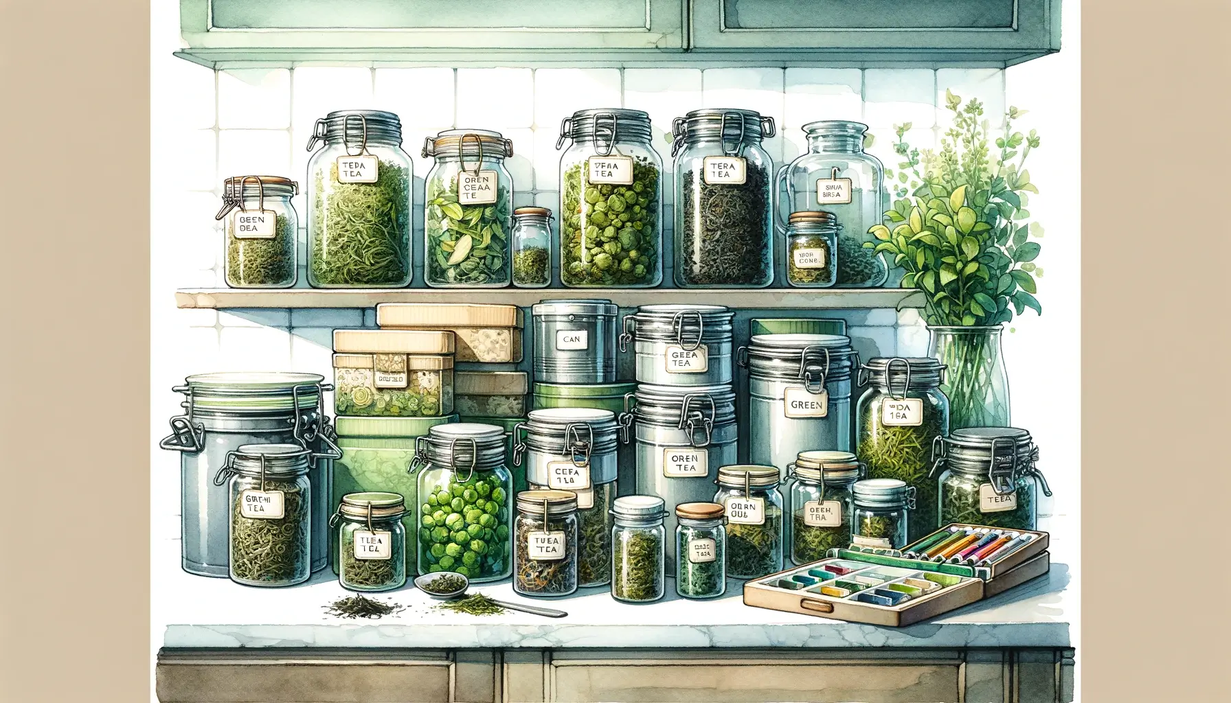 Storing Green Tea